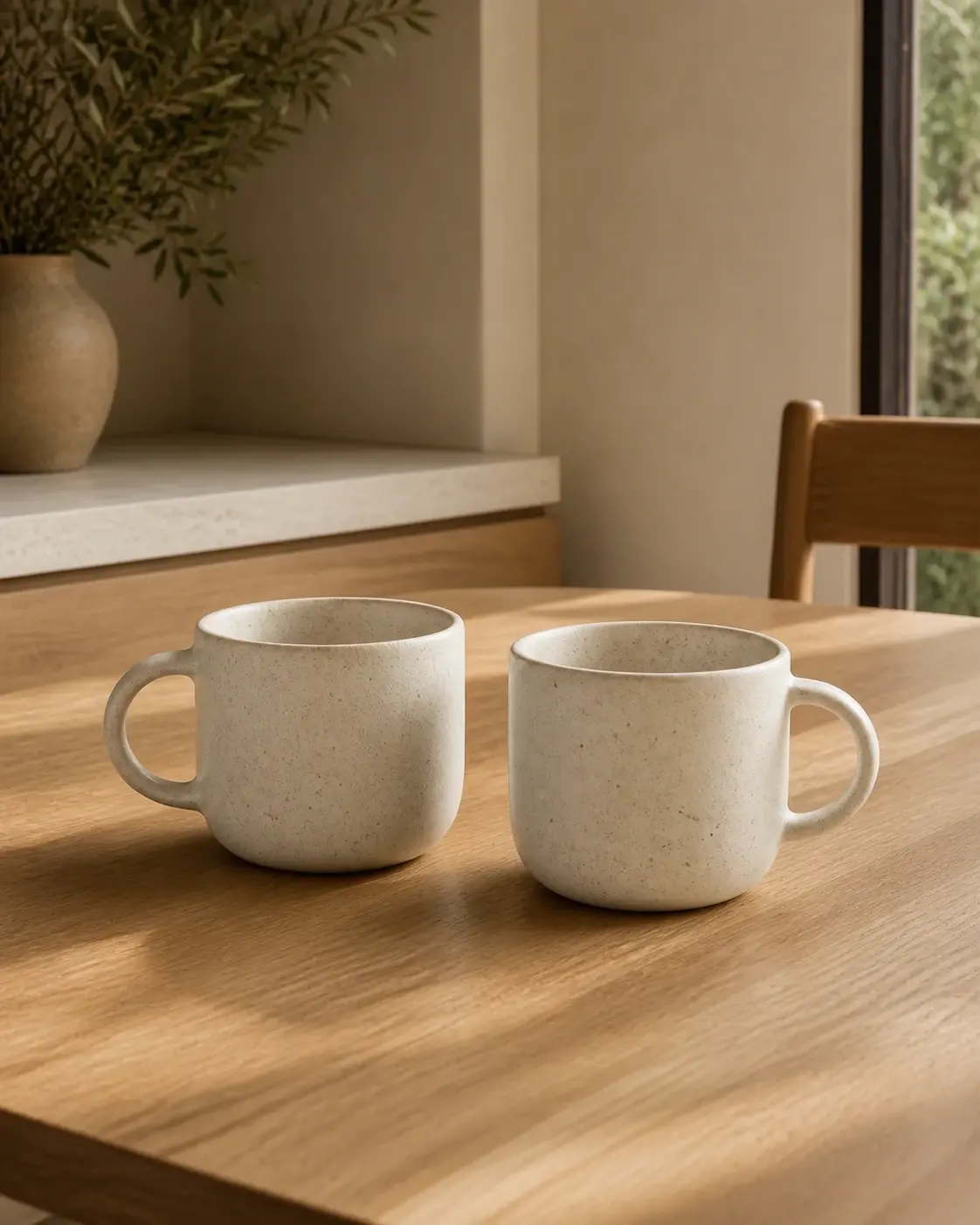 Tazas Calma, vista alternativa